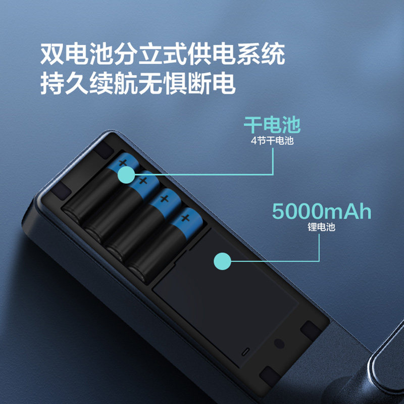 TCL智能锁远程主动监控通话电子锁家用防盗指纹锁密码锁NFC锁K2V