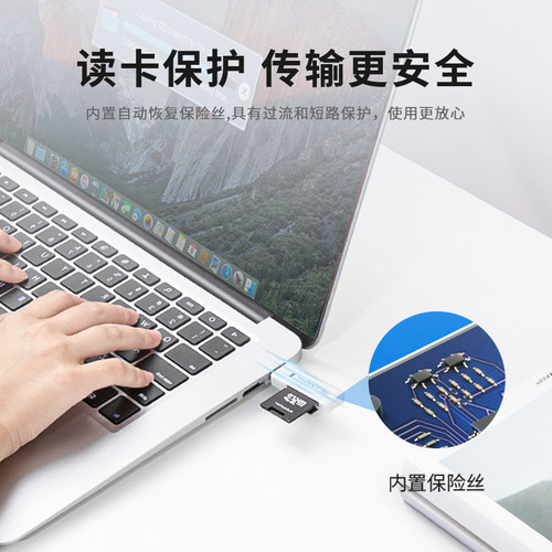 USB3.0读卡器高速多合一SD/TF卡转换器多功能U盘typec单反相机卡内存卡行车记录仪储存卡外接笔记本电脑通用 - 图0