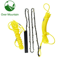 Outdoor coursework high mountain throwing saw chain saw chain saw hand pulled mini saw garden saw wild camp with saw rope saw wire saw