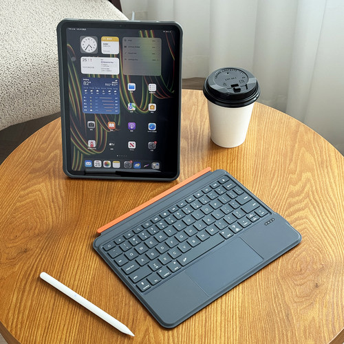 【超大触控】适用苹果ipadair7蓝牙键盘保护套11代a16妙控支点壳10.2平板5磁吸防弯pro12.9无笔槽13鼠标套装4 - 图0