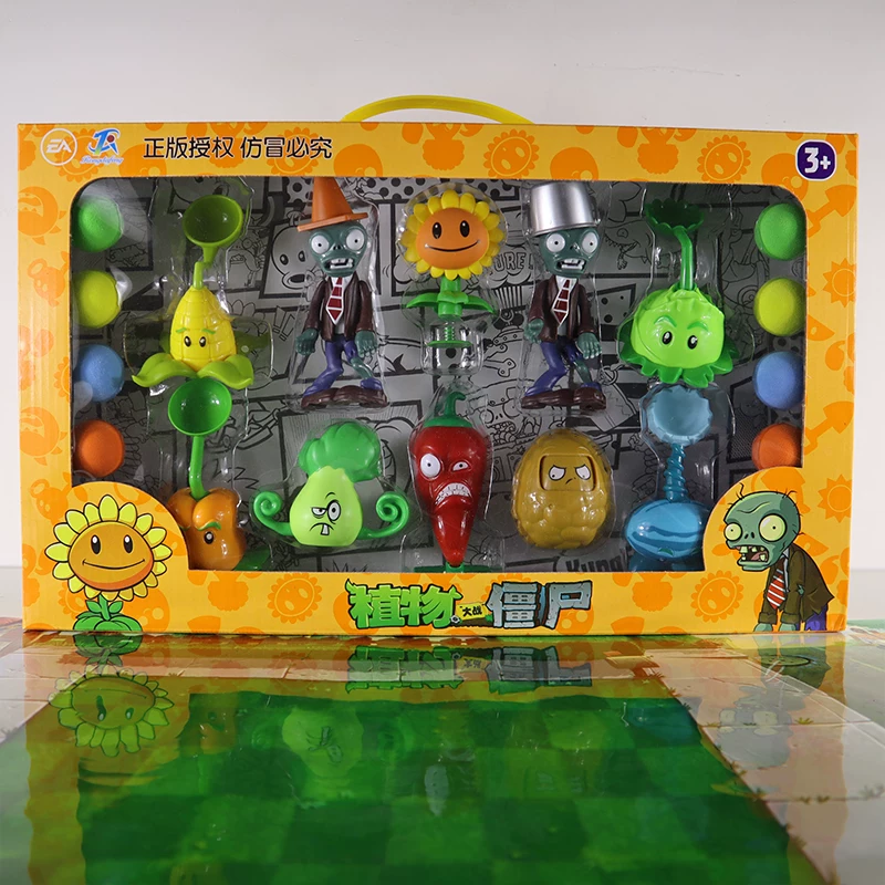 Игрушка Plants vs. Zombies, минифигура для боя мальчиков, новая коллекция, полный набор