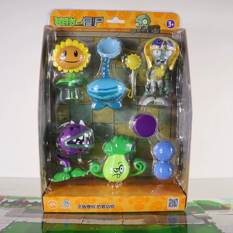 Игрушка Plants vs. Zombies, минифигура для боя мальчиков, новая коллекция, полный набор
