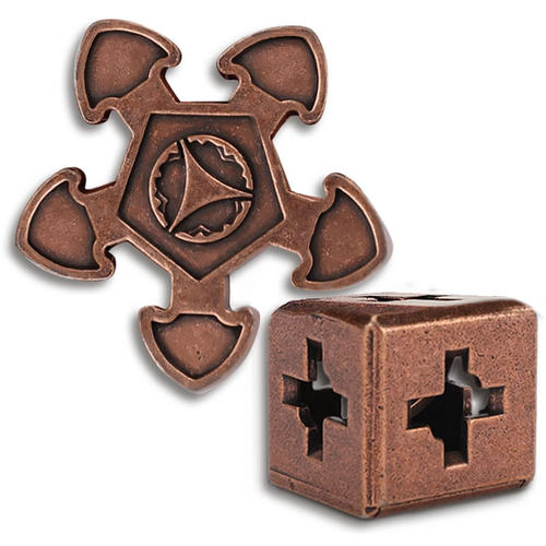 正版HANAYAMA魔金齿O'gear车可动迷宫Puzzle益智玩具摆件烧脑解锁 - 图1