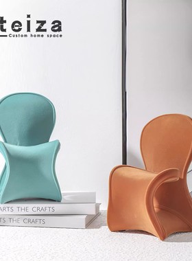 工艺轻奢风凳子样板房客厅装饰品