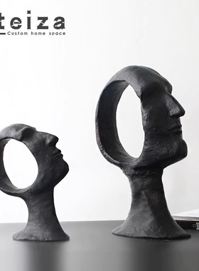 创意人物头像办公室书房家居装饰