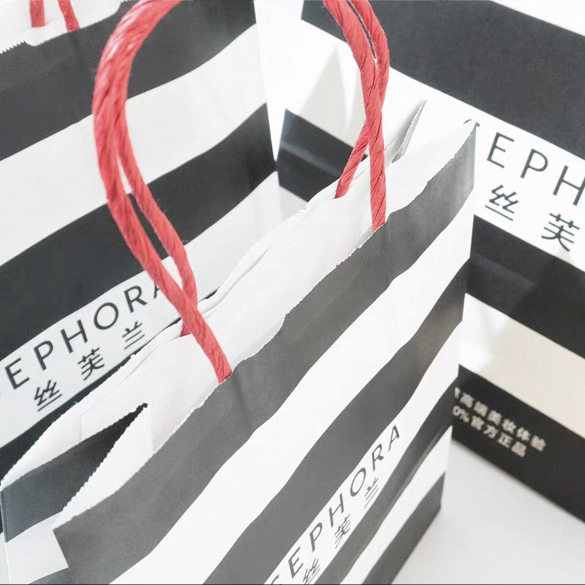 专柜正品 丝芙兰手提袋 纸袋 购物袋 礼品袋 包装袋  现货速发,淘宝优惠券,粉丝福利购,淘宝优惠卷