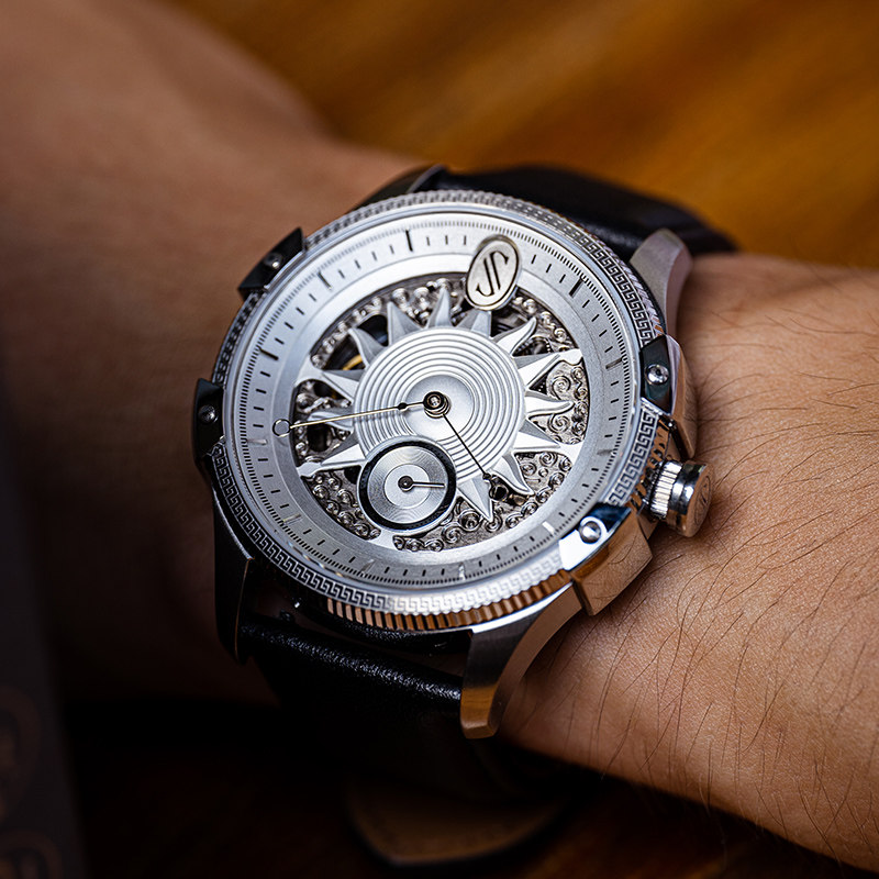 sniica史尼嘉太阳之子镂空全机械表 sniica国产腕表