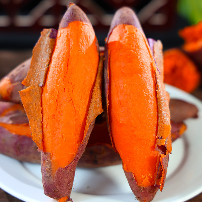 正宗六鳌红心蜜薯新鲜糖心板栗红薯 果脆美番薯