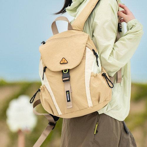 ACROSS双肩包女旅游轻便高颜值书包小型防水大学生轻户外背包电脑 - 图2