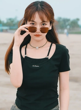 盈喆优选时尚墨镜新款无框时尚太阳镜 气质潮流 专为成熟男士设计