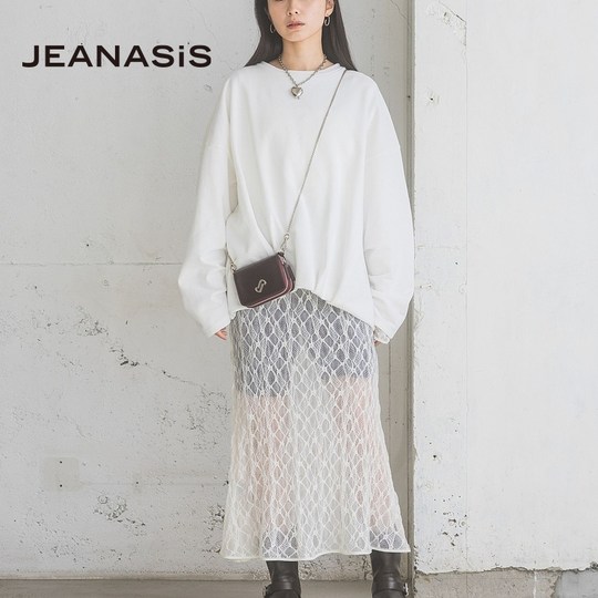 JEANASIS卫衣女2026春季新款时尚宽松纯色气质简约流行上衣291130