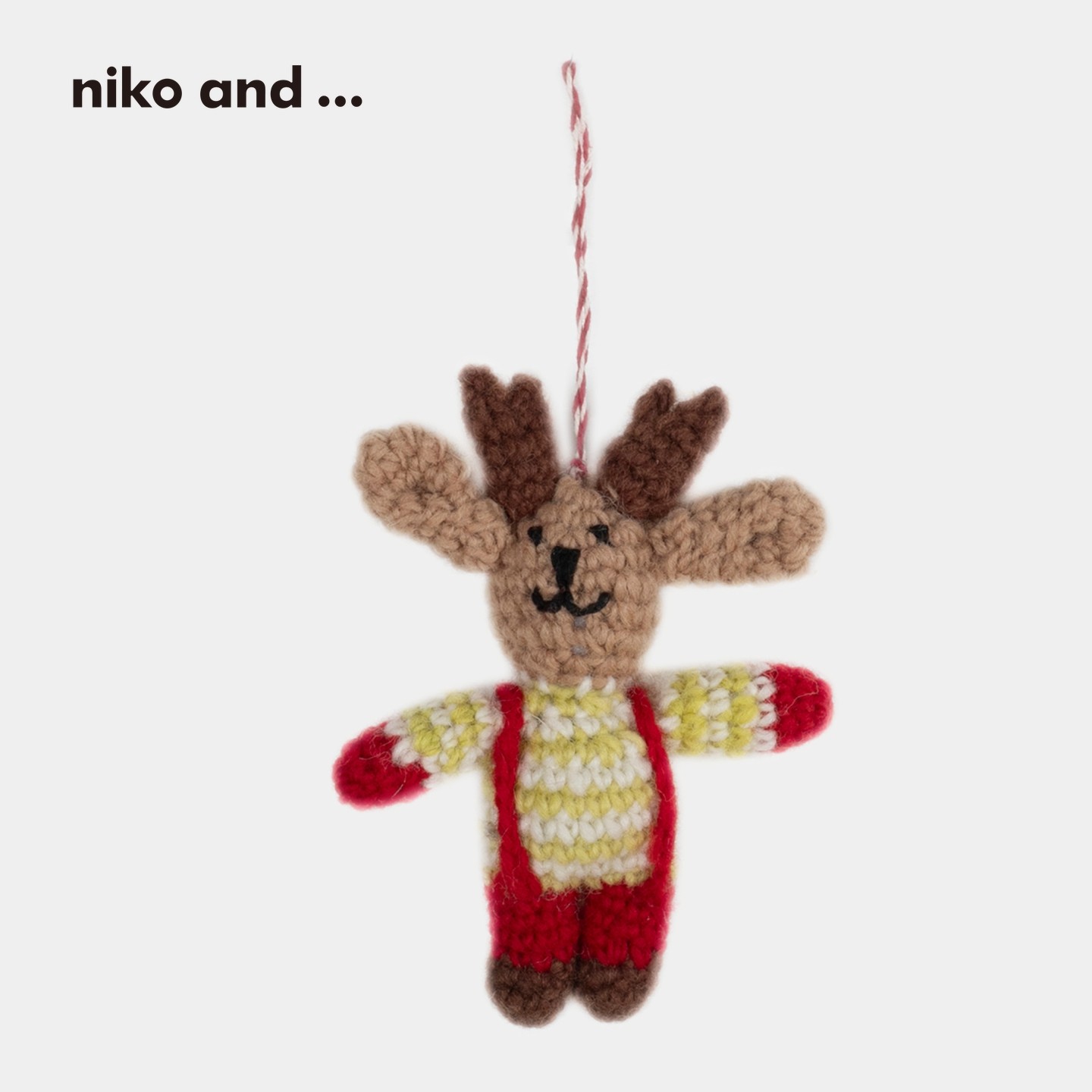 niko and ... 圣诞系列2025新款节日氛围创意针织装饰挂件592314,淘宝优惠券,粉丝福利购,淘宝优惠卷