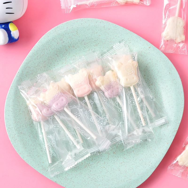 牛头水果混合口味创意网红棒棒糖 潮巢食品糖果