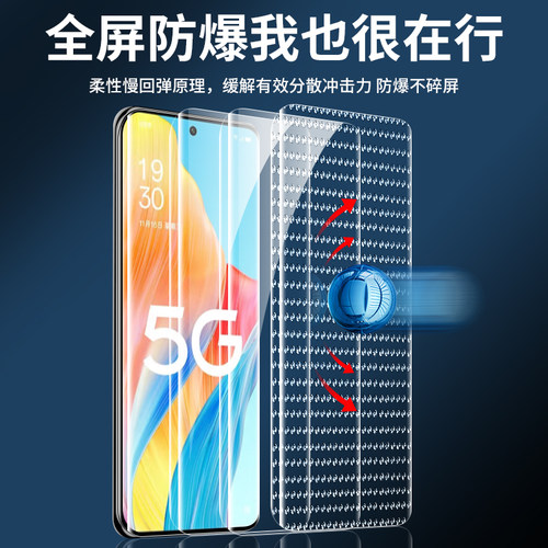 适用oppoPHQ110钢化膜a1pro手机水凝膜oppo新款phq110防偷窥oppoa1pro5g全胶全包phq110软贴膜0pp0屏幕保护膜 - 图2