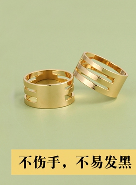 金色铜质 指环开环助力戒指开口圈工具diy饰品配件原包装