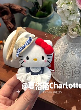 可爱少女心哈喽kitty猫包包小挂件女生书包挂饰毛绒公仔玩偶礼物