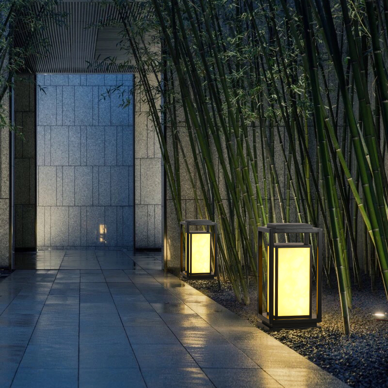 草坪灯户外防水庭院灯太阳能中式花园别墅草地灯公园小区景观灯 - 图3