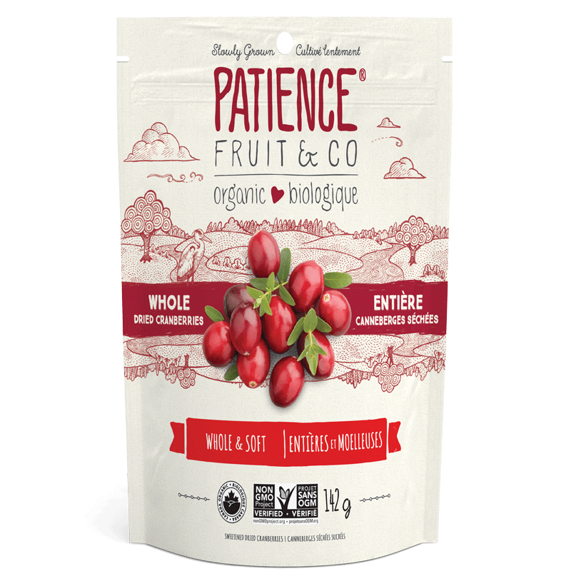耐心有机整颗蔓越莓干孕妇水果干 patiencefruitco海外旗舰蔓越莓干