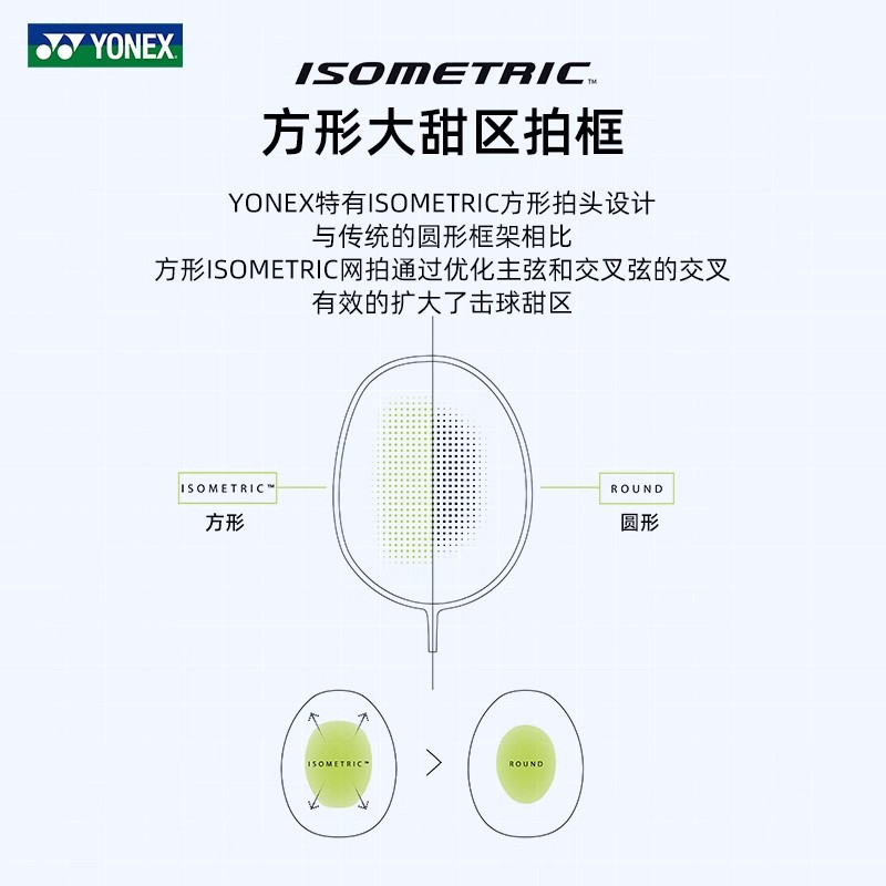 YONEX尤尼克斯AXSM拍子羽毛球拍yy全碳素超轻拍进攻6U天斧AXSMGE - 图1