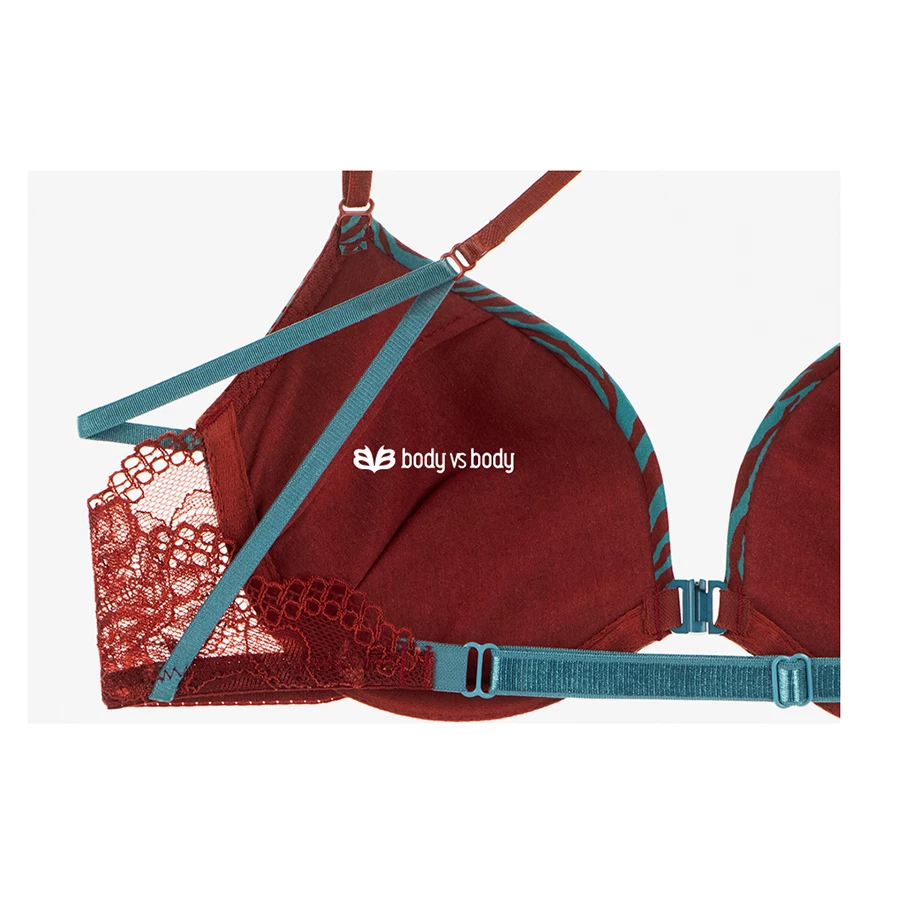 Bra, set, supporting thin underwear, beautiful back