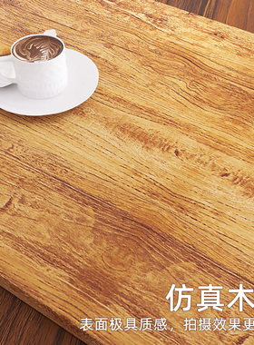 摄影背景纸PVC做旧复古仿木纹