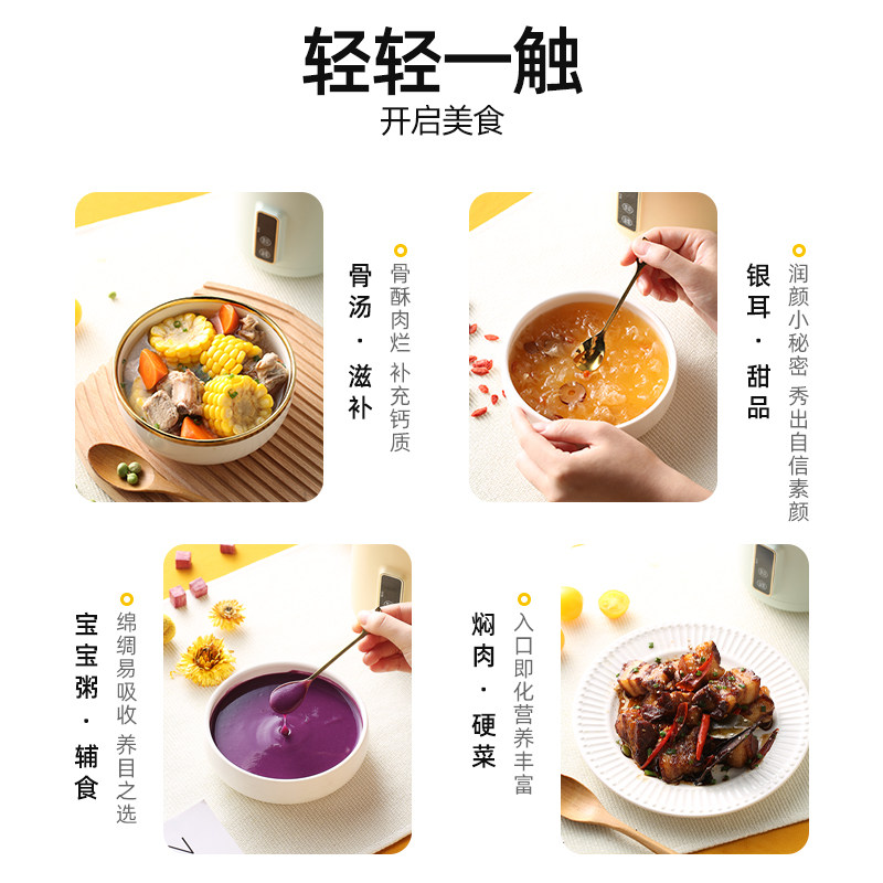 摩茶快速家用迷你全自动煲汤煮粥锅 摩茶电炖/煮粥锅/文火炉