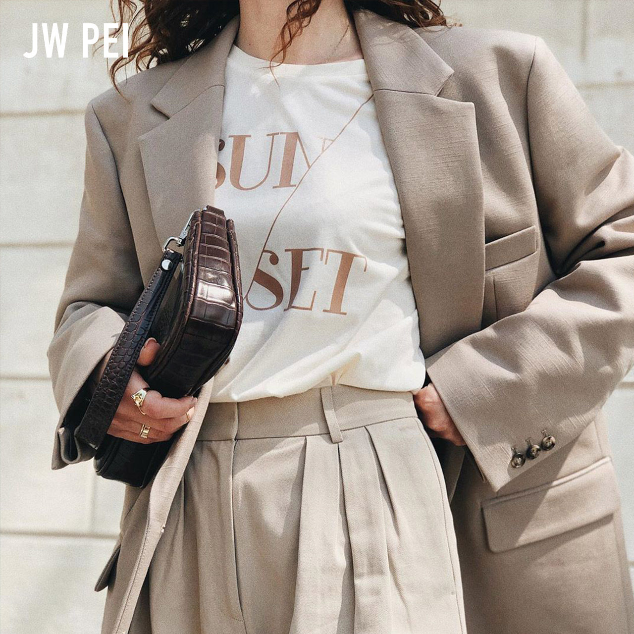 jw pei手提法棍腋下女eva风单肩包 JW PEI女士包袋