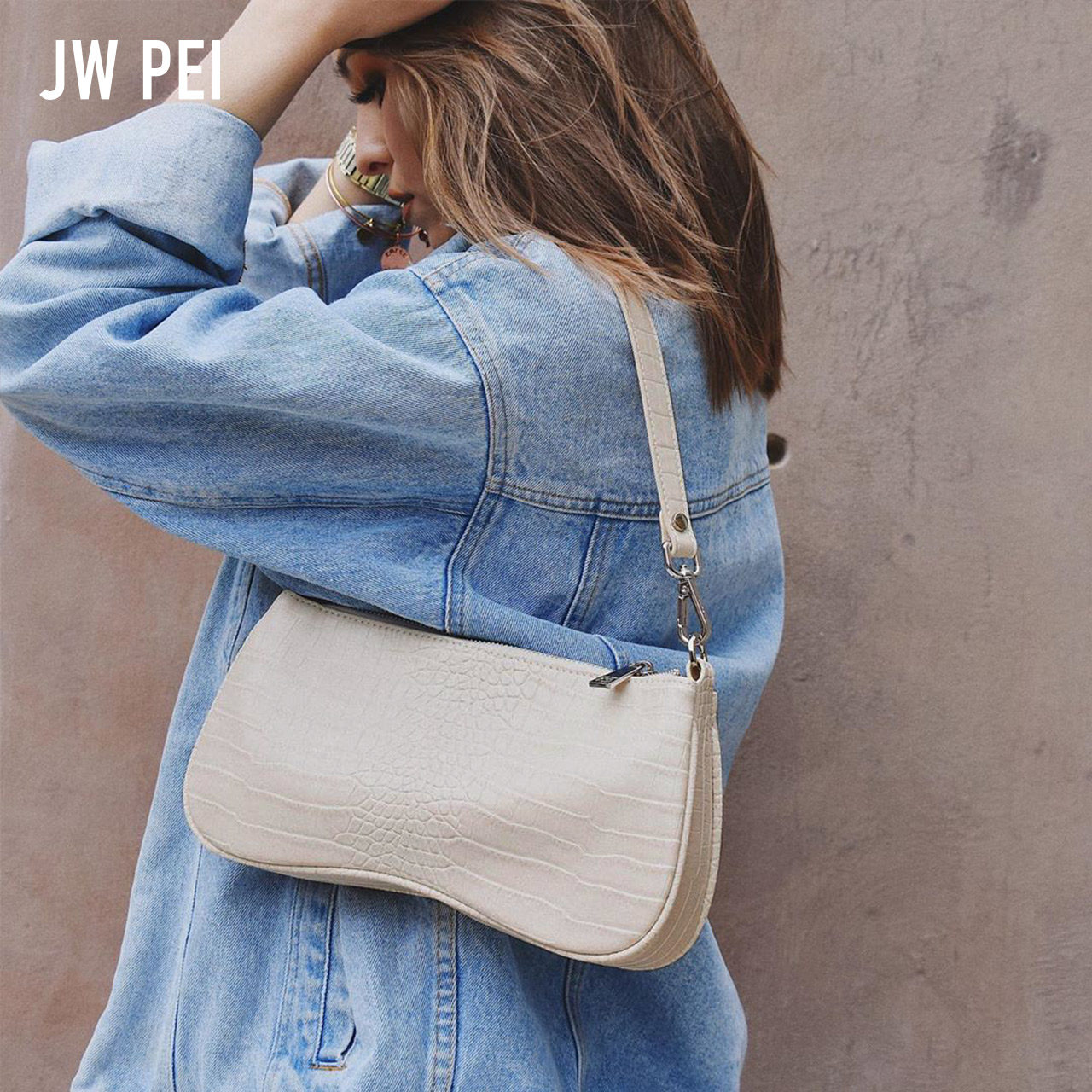 jw pei手提法棍腋下女eva风单肩包 JW PEI女士包袋