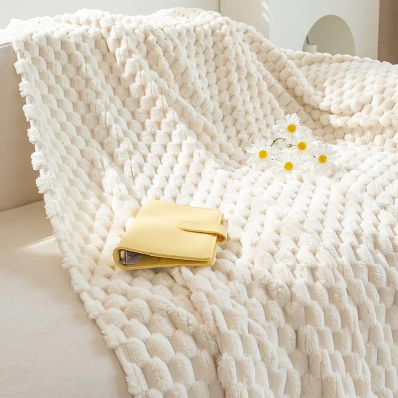 沙发盖布风沙发巾毛绒套罩全包沙发毯四季通用2024新款轻奢高级感