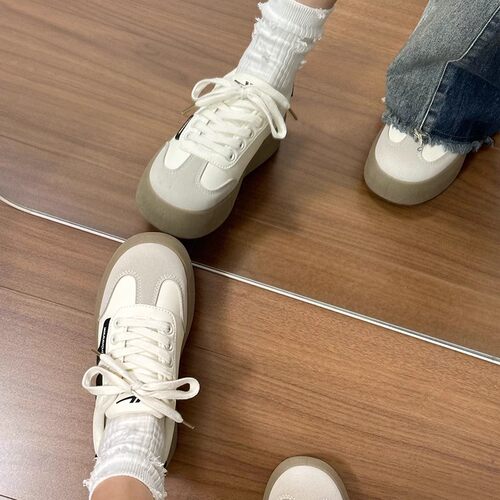 回力女鞋德训鞋女2026新款春季女士休闲运动鞋厚底增高百搭鞋子女 - 图2