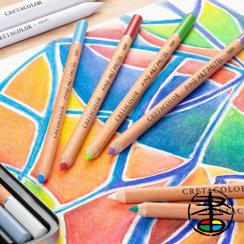 奥地利CRETACOLOR卡塔高品质粉彩铅套装12/24/36/72色 FINEARTPASTEL 色粉铅笔 绘画设计美术 - 图0