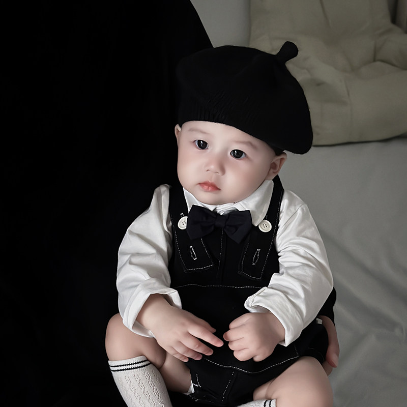 婴儿帽子秋冬款宝宝贝雷帽婴幼儿毛线针织帽时尚儿童贝雷帽南瓜帽,淘宝优惠券,粉丝福利购,淘宝优惠卷