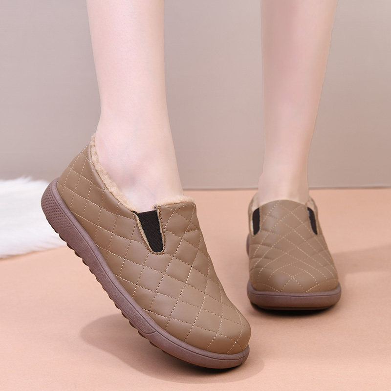 老北京布鞋女棉鞋冬季加绒加厚保暖豆豆鞋防滑妈妈鞋防水懒人鞋,淘宝优惠券,粉丝福利购,淘宝优惠卷