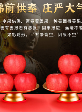 加厚供盘家用水果盘佛前供佛果盘