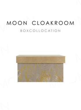 MOON慕空间纱线中式金色叶子