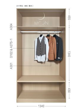 MOON慕空间样板房衣帽间男士西装西服马甲摆件家居展厅装饰品道具
