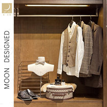 MOON Mousse Modern Light Lavish Board Room Mens Cloakroom Adornment Full House Custom Exhibition Hall Soft-fit Swing