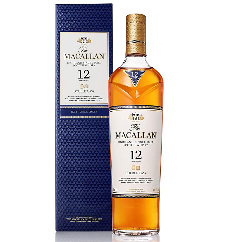 分享装MACALLAN麦卡伦威士忌12年18年雪莉桶25年蓝钻单桶蓝天双桶 - 图3