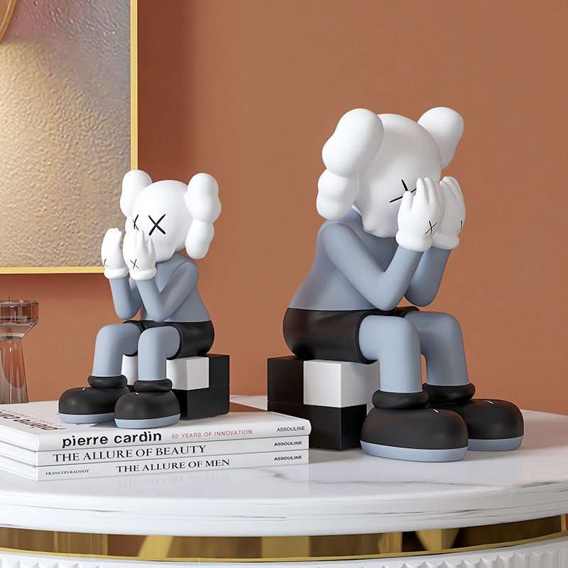 暴力熊kaws公仔玩偶小号家居客厅玄关鞋柜电视柜桌面装饰品摆件,淘宝优惠券,粉丝福利购,淘宝优惠卷