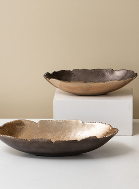 铝北欧简约现代样板间果盘摆件