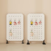 Desktop hole plate storage rack