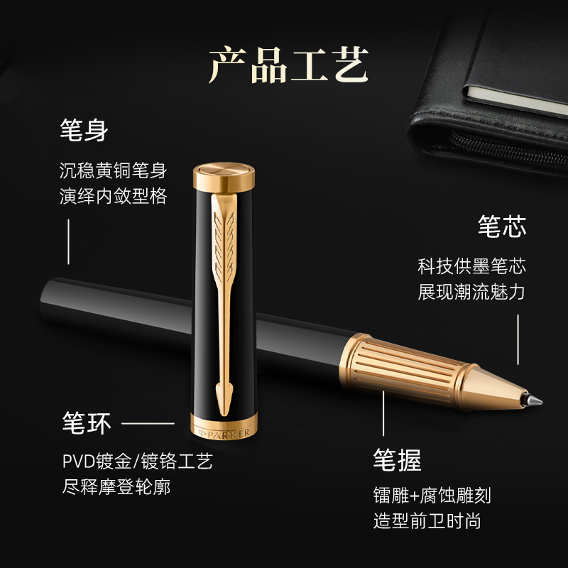 【生日礼物】PARKER/派克精英系列宝珠笔签字笔精致礼盒办公送老师礼物高端商务送礼书写男士送礼免费刻字 - 图1