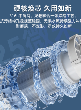 惠尔顿前置过滤器万向全屋家用
