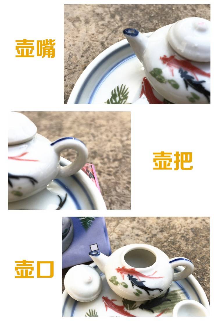 儿童茶具套装可喝水玩具茶杯茶壶陶瓷套迷你女孩生日礼物过家家潮