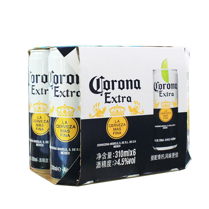 国产Corona科罗娜啤酒墨西哥风味易拉罐310ml*24罐装黄啤临期特价 - 图0