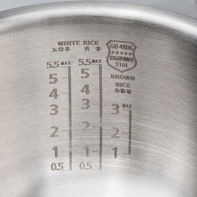 冯三太子适用3L美的IH电饭煲FS3089C/CFB3036H内胆316不锈钢0涂层 - 图2