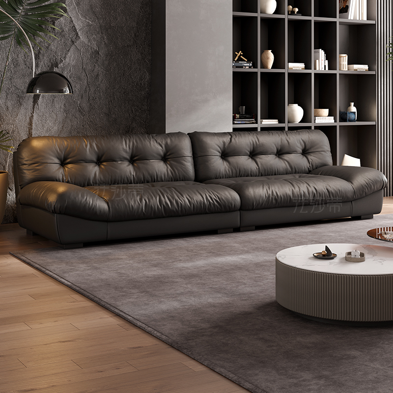 baxter云朵沙发意式极简客厅真皮沙发小户型设计师Milano沙发家具