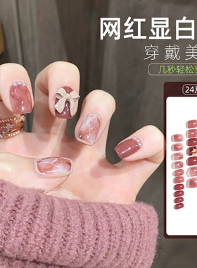 穿戴美甲贴片2023新款