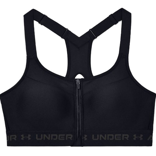 安德玛官方奥莱UA 文胸女款拉链透气跑步健身训练运动内衣-高强度