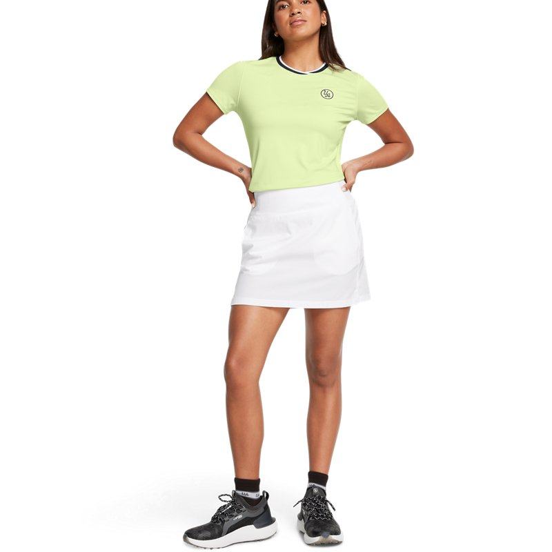 安德玛官方UA Drive Goin 女子高尔夫运动弹力透气短袖T恤1387701,淘宝优惠券,粉丝福利购,淘宝优惠卷